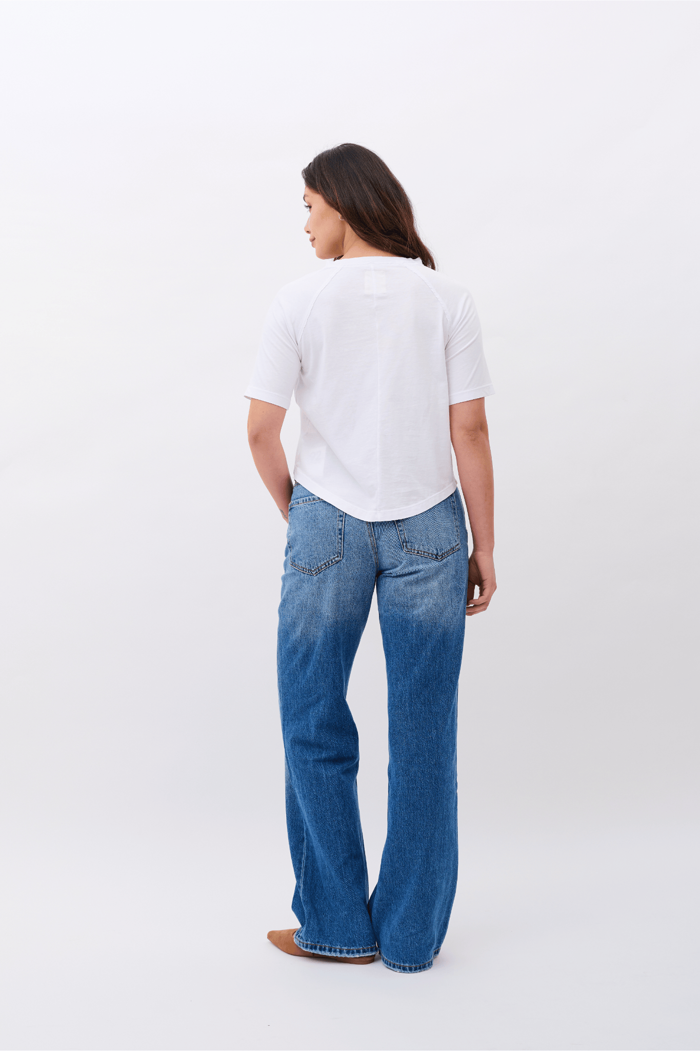 Elena T-shirt 100% Organic Pima Cotton - White