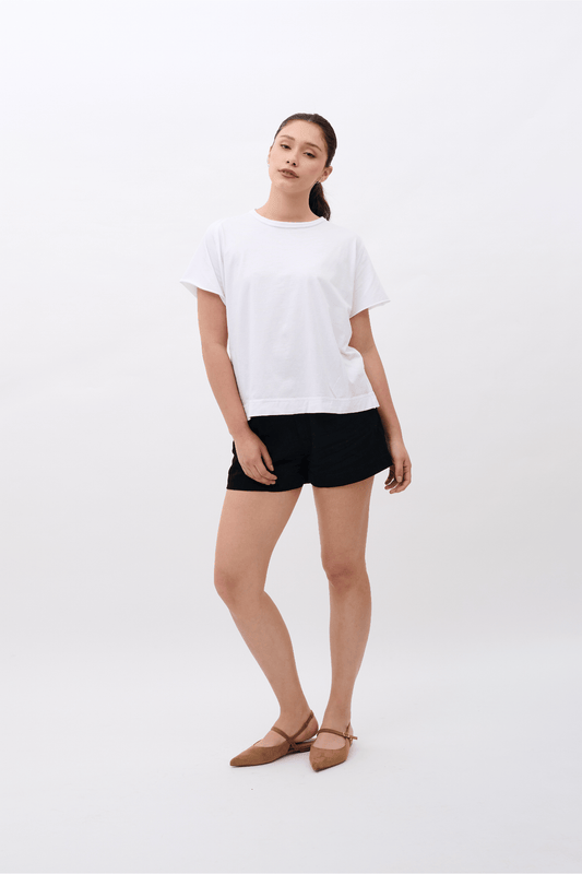 Mia Classic T-shirt 100% Organic Pima Cotton - White