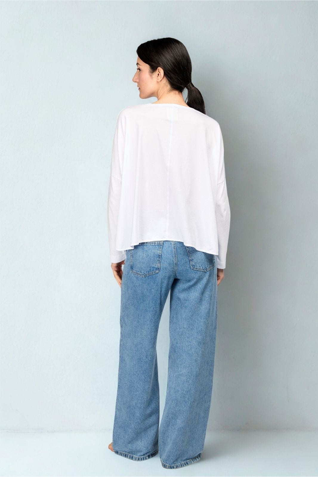 Niki Women's Long Sleeve 100% Organic Pima Cotton Top